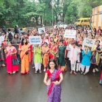 कावेरी ग्रुप ऑफ इन्स्टिट्यूशन्सच्या १२० हून अधिक विद्यार्थ्यांच्या सहभागाने पुण्यात रंगली संकीर्तन प्रभात फेरी
