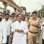Pune: रस्ता सुरक्षेच्या दृष्टीने आमदार बापूसाहेब पठारे यांची अतिरिक्त पोलीस आयुक्तांसमवेत पाहणी